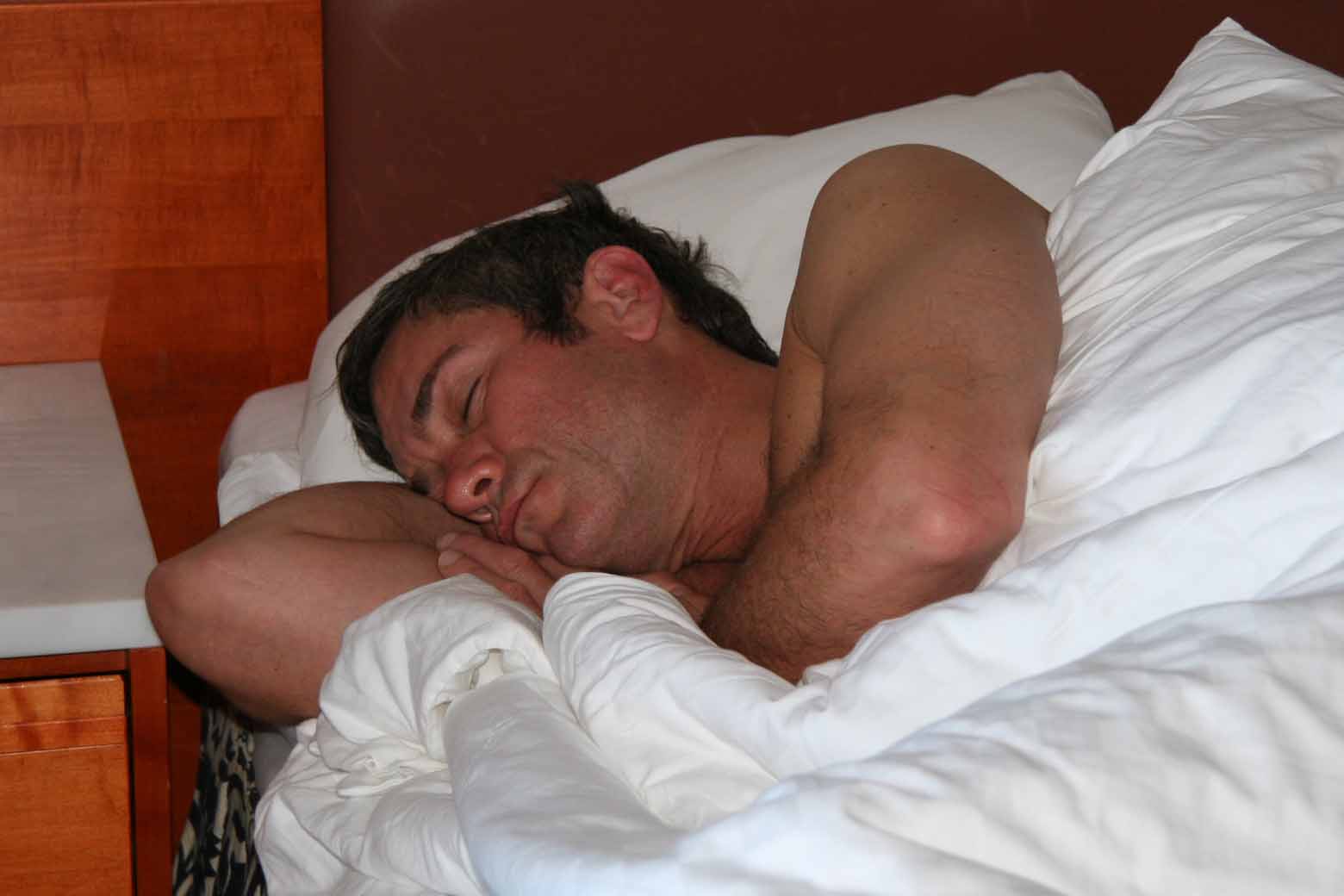 sleeping James