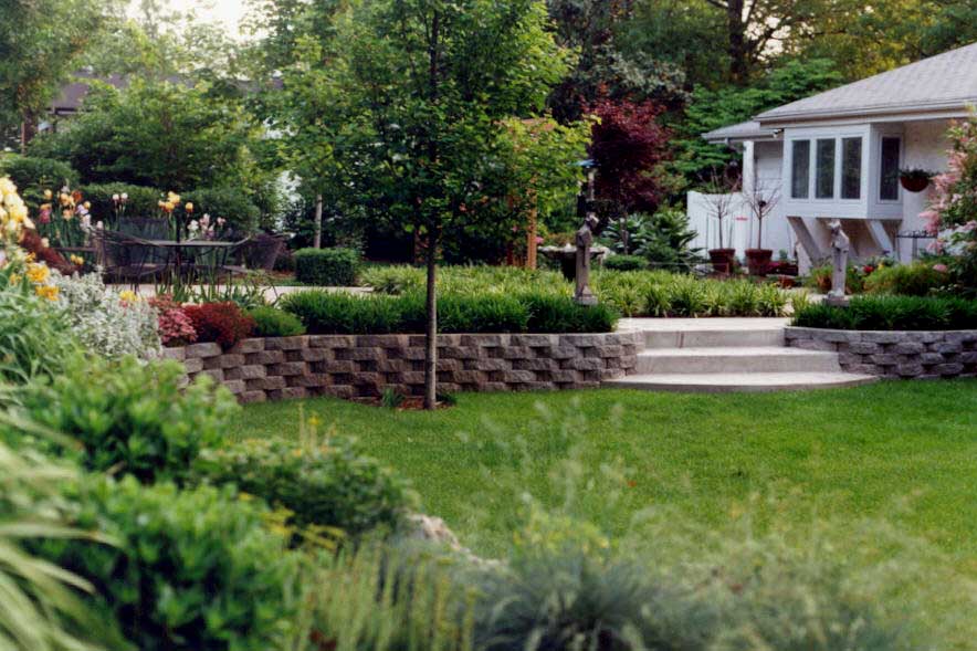 view of back yard in May 2000